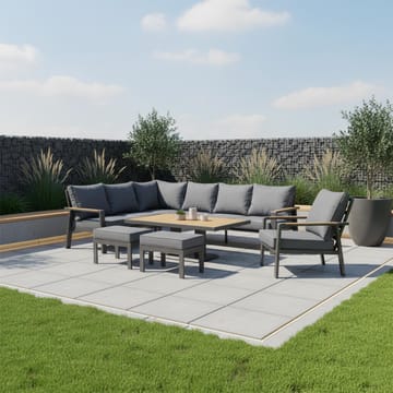 Trädgårdsm öbelset Telor - grå - Utemöbler - Loungemöbler - Soffgrupp utomhus