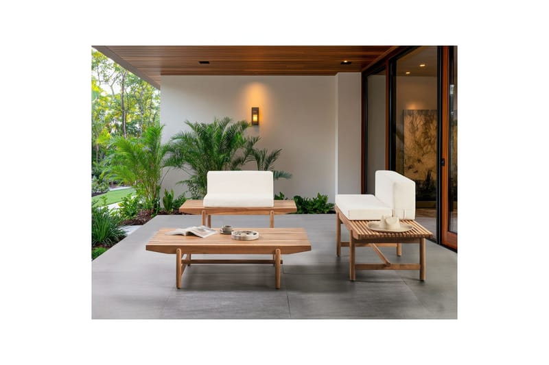 Trädgårdssoffgrupp 2-sits Giaveno - Trädgård & spabad - Utemiljö - Altan & terrass - Altanmöbler