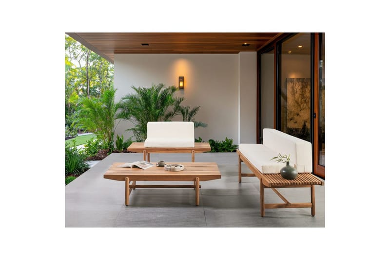 Trädgårdssoffgrupp 3-sits Giaveno - Trädgård & spabad - Utemiljö - Altan & terrass - Altanmöbler