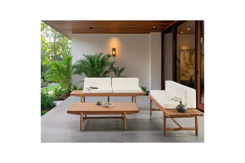 Trädgårdssoffgrupp 4-sits Giaveno - Trädgård & spabad - Utemiljö - Altan & terrass - Altanmöbler