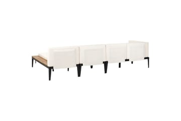 Trädgårdssoffgrupp med bord 4-sits Bracciano - Utemöbler - Loungemöbler - Soffgrupp utomhus