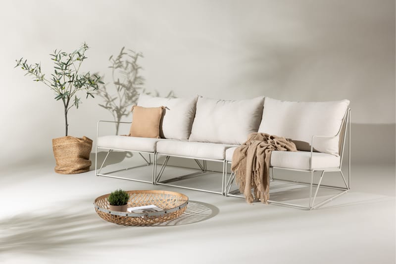 Usteryd 3 sits Loungesoffa - Beige - Loungesoffa - Utesoffa