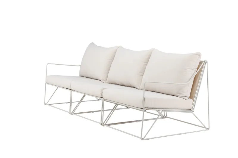 Usteryd 3 sits Loungesoffa - Beige - Utemöbler - Loungemöbler - Loungesoffa