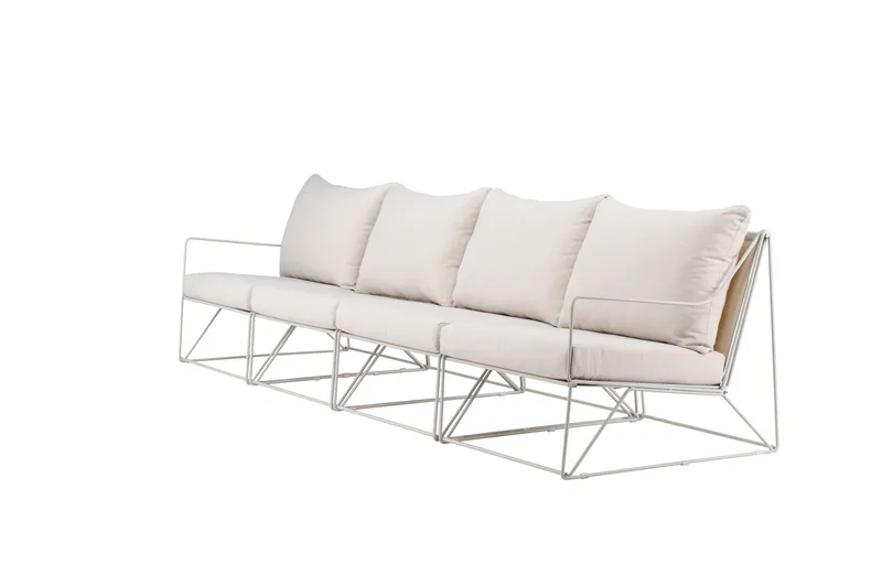 Usteryd 4 sits Loungesoffa - Beige - Utemöbler - Loungemöbler - Loungesoffa