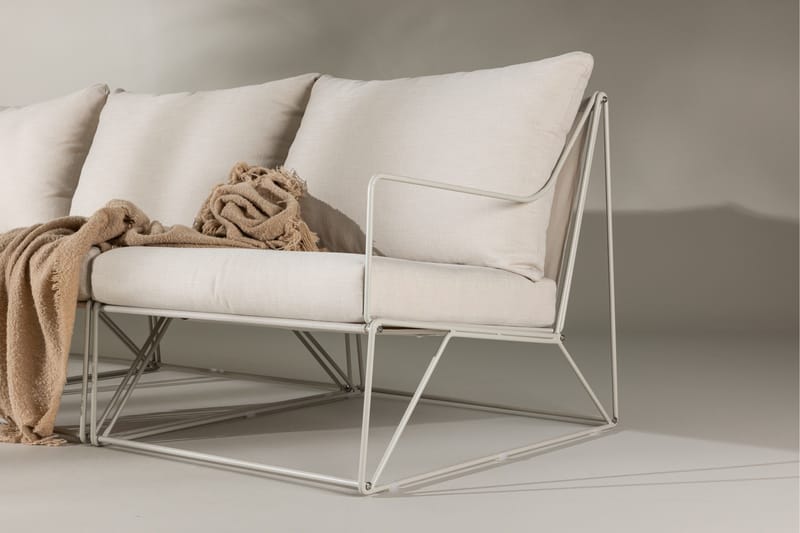 Usteryd 4 sits Loungesoffa - Beige - Utemöbler - Loungemöbler - Loungesoffa