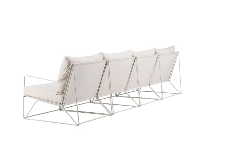 Usteryd 4 sits Loungesoffa - Beige - Utemöbler - Loungemöbler - Loungesoffa