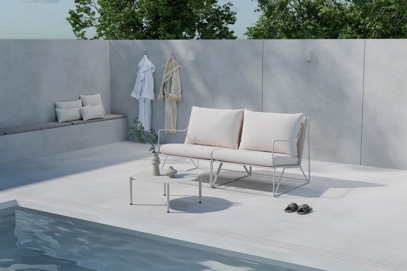 Usteryd Utesoffa 2-sits med Usteryd Soffbord - Beige - Trädgård & spabad - Utemiljö - Altan & terrass - Altanmöbler