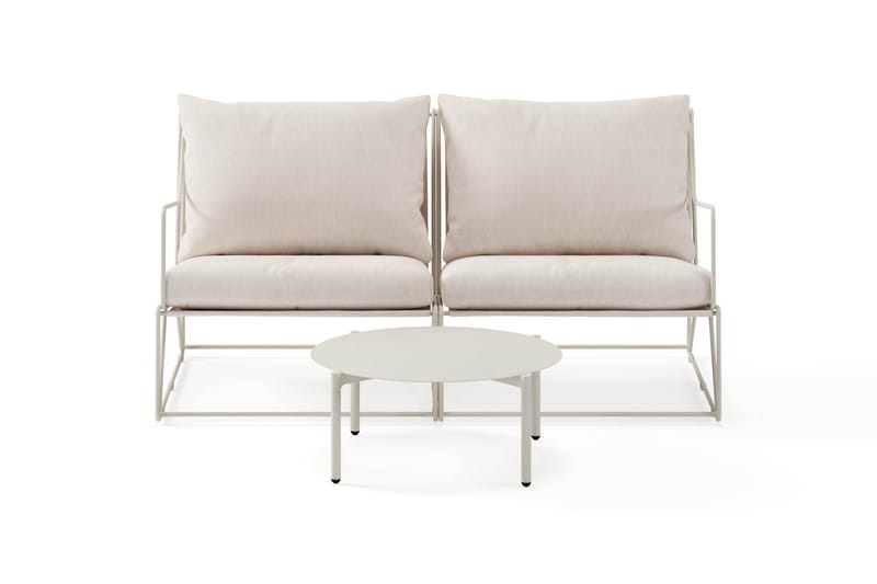 Usteryd Utesoffa 2-sits med Usteryd Soffbord - Beige - Trädgård & spabad - Utemiljö - Altan & terrass - Altanmöbler