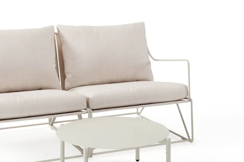 Usteryd Utesoffa 2-sits med Usteryd Soffbord - Beige - Trädgård & spabad - Utemiljö - Altan & terrass - Altanmöbler