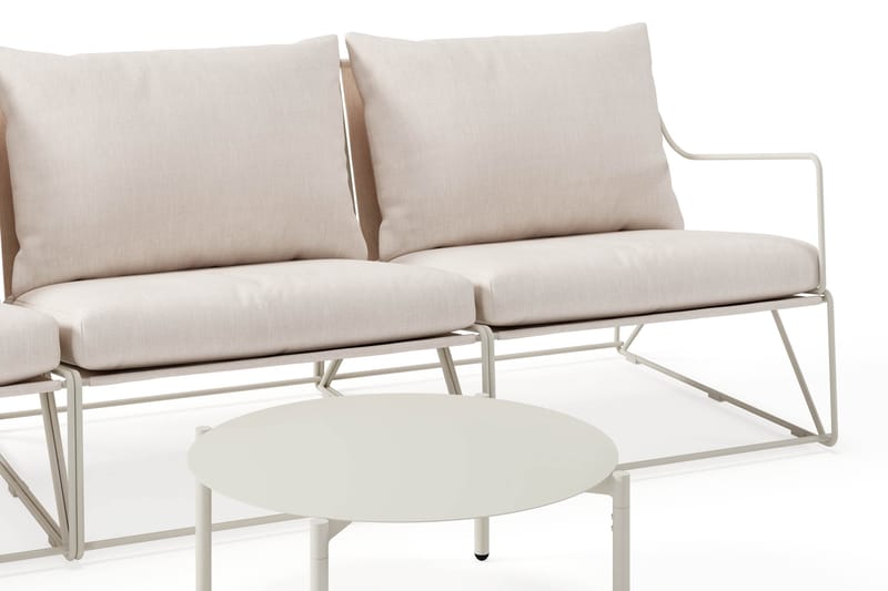 Usteryd Utesoffa 3-sits med Usteryd Soffbord - Beige - Trädgård & spabad - Utemiljö - Altan & terrass - Altanmöbler