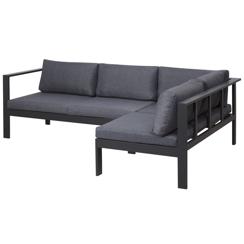 Utegrupp Messina - Mörkgrå - Utemöbler - Loungemöbler - Soffgrupp utomhus