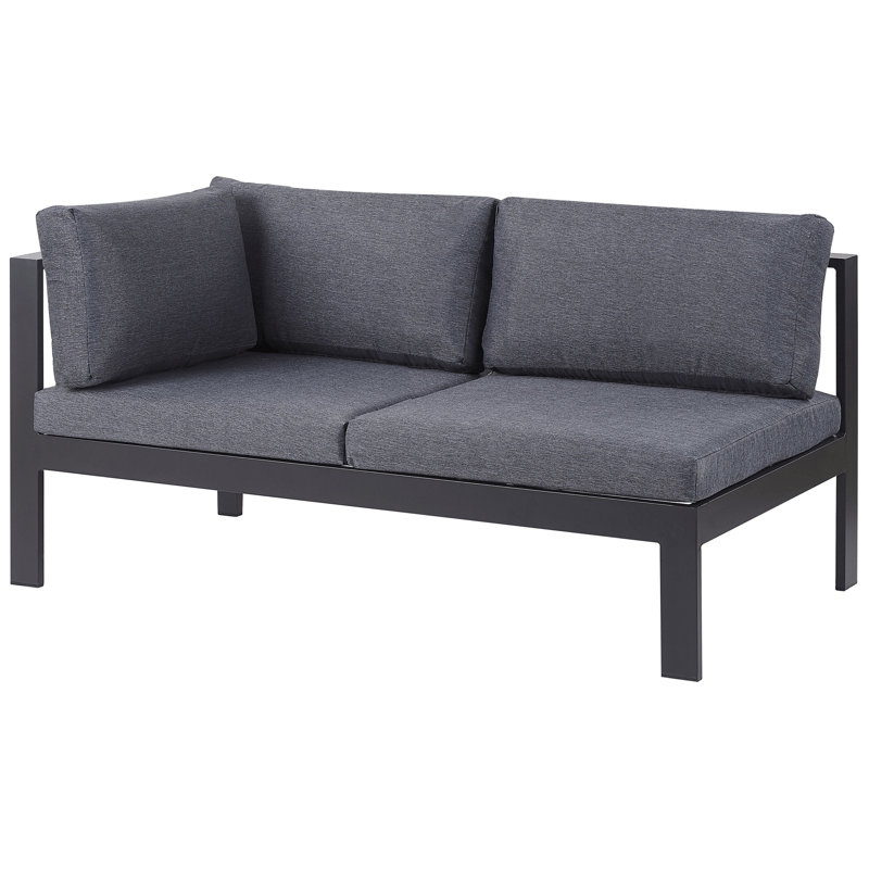 Utegrupp Messina - Mörkgrå - Utemöbler - Loungemöbler - Soffgrupp utomhus