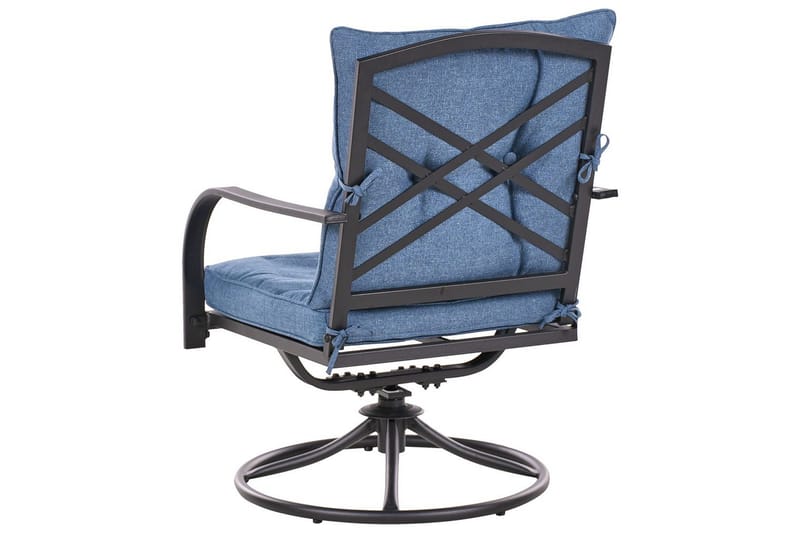 Utegrupp Mestrino - Blå, Svart - Trädgård & spabad - Utemiljö - Altan & terrass - Altanmöbler