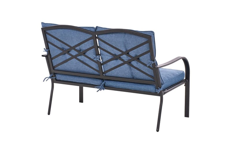 Utegrupp Mestrino - Blå, Svart - Trädgård & spabad - Utemiljö - Altan & terrass - Altanmöbler