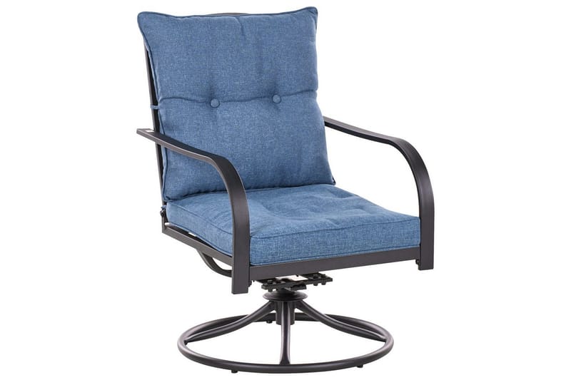 Utegrupp Mestrino - Blå, Svart - Trädgård & spabad - Utemiljö - Altan & terrass - Altanmöbler