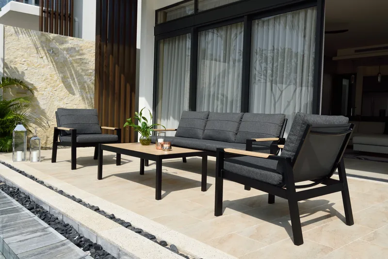 Utemöbelset Panama classic - svart - Trädgård & spabad - Utemiljö - Altan & terrass - Altanmöbler