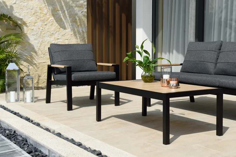 Utemöbelset Panama classic - svart - Trädgård & spabad - Utemiljö - Altan & terrass - Altanmöbler