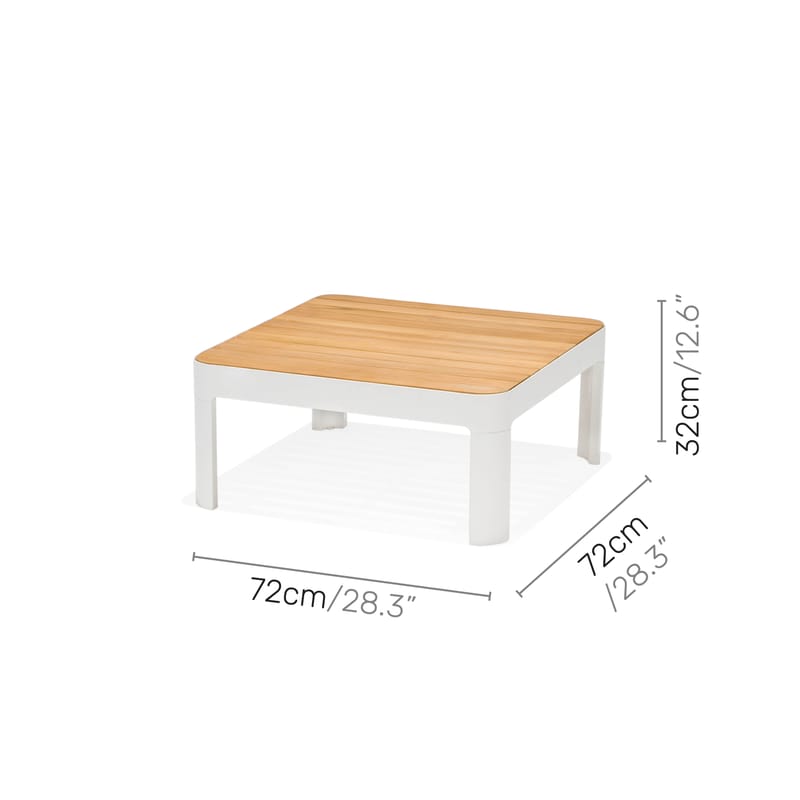Utomhus modulset Portals 2x 2-sitssoffor + soffbord - korallsand - Trädgård & spabad - Utemiljö - Altan & terrass - Altanmöbler