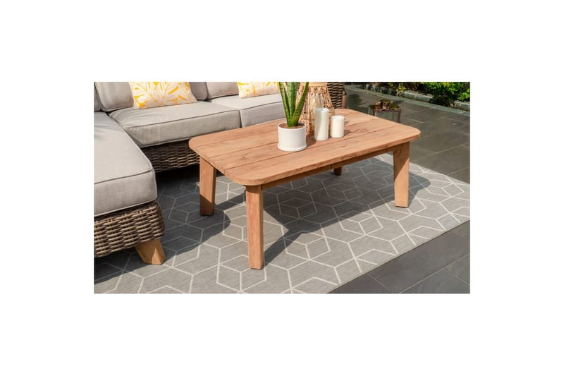 Utomhusmöbelgrupp Lifestyle Garden Bahamas 2-sits & schäslong höger soffbord 110 - Trädgård & spabad - Utemiljö - Altan & terrass - Altanmöbler