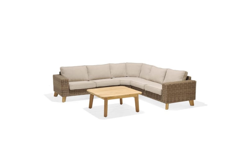 Utomhusmöbelgrupp Lifestyle Garden Bahamas 2-sits vänster&höger & hörnstol & soffbord 100 - Trädgård & spabad - Utemiljö - Altan & terrass - Altanmöbler