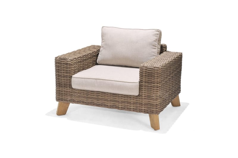 Utomhusmöbelgrupp Lifestyle Garden Bahamas 2 x soffstol & 3-sits & soffbord 140 - Trädgård & spabad - Utemiljö - Altan & terrass - Altanmöbler
