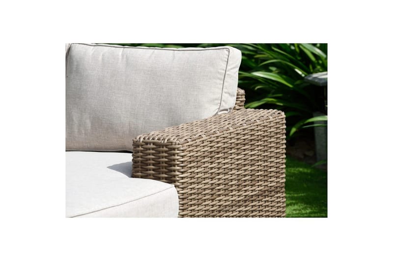 Utomhusmöbelgrupp Lifestyle Garden Barbados 2-sits & schäslong vänster soffbord 110 - Trädgård & spabad - Utemiljö - Altan & terrass - Altanmöbler