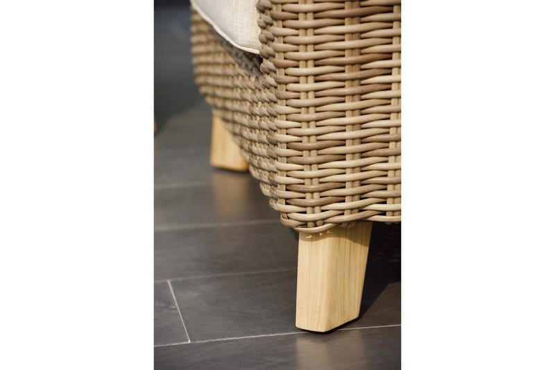 Utomhusmöbelgrupp Lifestyle Garden Barbados 2-sits & schäslong vänster soffbord 110 - Trädgård & spabad - Utemiljö - Altan & terrass - Altanmöbler