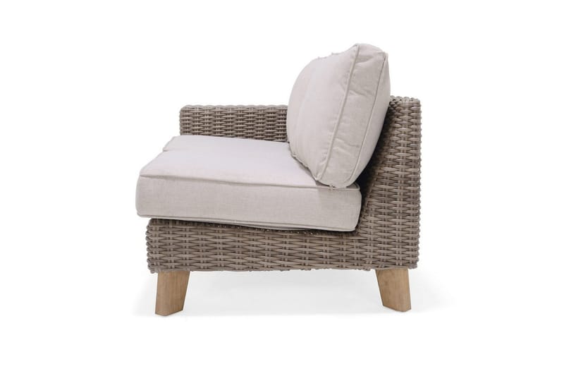 Utomhusmöbelgrupp Lifestyle Garden Barbados 2-sits & schäslong vänster soffbord 110 - Trädgård & spabad - Utemiljö - Altan & terrass - Altanmöbler