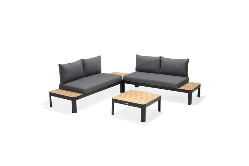 Utomhusmöbelgrupp Lifestyle Garden Portals 2x 2-sits modulsoffa & 2x soffbord, undefined