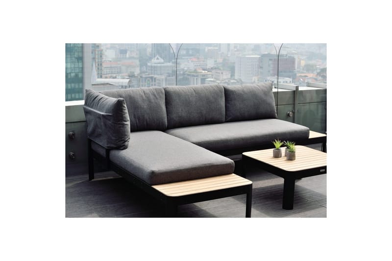 Utomhusmöbelgrupp Lifestyle Garden Portals 2x 2-sits modulsoffa & soffbord - Trädgård & spabad - Utemiljö - Altan & terrass - Altanmöbler