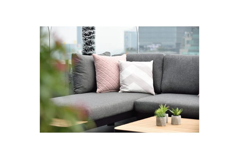 Utomhusmöbelgrupp Lifestyle Garden Portals 2x 2-sits modulsoffa & soffbord - Trädgård & spabad - Utemiljö - Altan & terrass - Altanmöbler