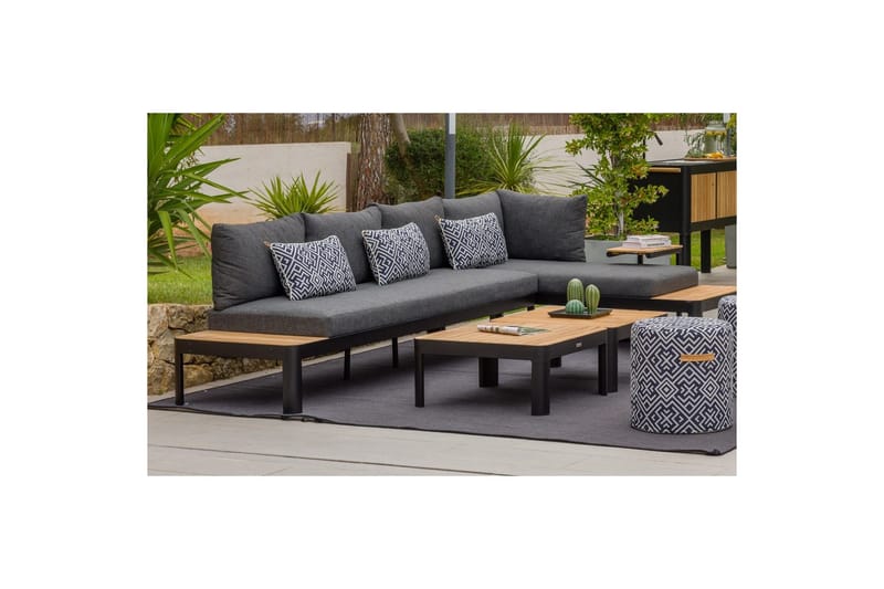 Utomhusmöbelgrupp Lifestyle Garden Portals 2-sits & 3-sits modulsoffa & soffbord - Trädgård & spabad - Utemiljö - Altan & terrass - Altanmöbler