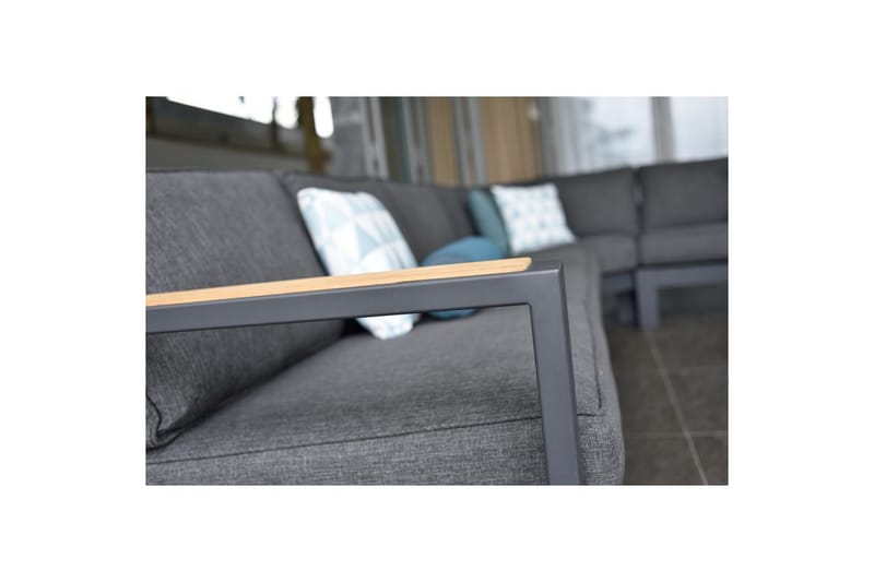 Utomhusmöbelgrupp Lifestyle Garden PALAU 2-sits höger & vänster + 2x hörnsoffa stol + 2x sidostol + soffbord 100 cm - Trädgård & spabad - Utemiljö - Altan & terrass - Altanmöbler