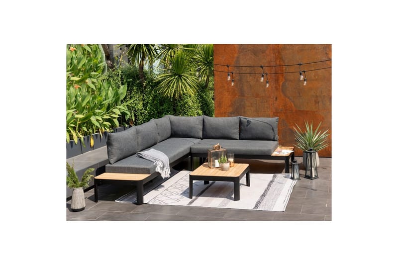 Utomhusmöbelgrupp Lifestyle Garden Portals 2-sits & 3-sits modulsoffa & soffbord - Trädgård & spabad - Utemiljö - Altan & terrass - Altanmöbler