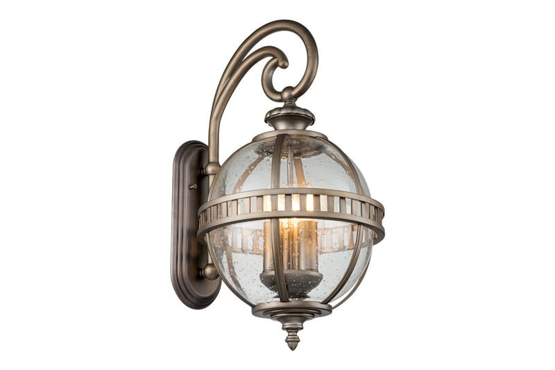 Utomhusvägglampa Kichler Halleron 305x578x375 mm, Polerad brons - 305x578x375 mm, Polerad brons - Trädgård & spabad - Utemiljö - Altan & terrass - Altanbelysning