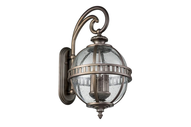Utomhusvägglampa Kichler Halleron 305x578x375 mm, Polerad brons - 305x578x375 mm, Polerad brons - Trädgård & spabad - Utemiljö - Altan & terrass - Altanbelysning