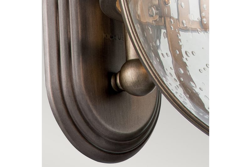 Utomhusvägglampa Kichler Halleron 305x578x375 mm, Polerad brons - 305x578x375 mm, Polerad brons - Trädgård & spabad - Utemiljö - Altan & terrass - Altanbelysning