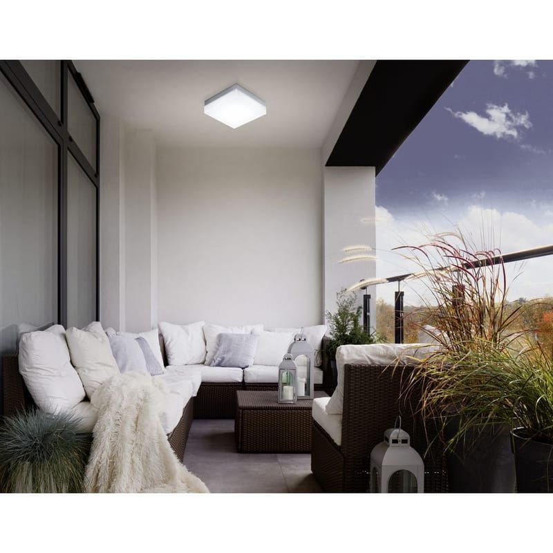 Utvändig vägg-/taklampa Sonella - Vit - Trädgård & spabad - Utemiljö - Altan & terrass - Altanbelysning