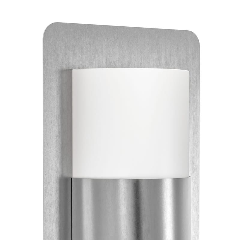 Utvändig vägglampa Cistierna - Rostfritt stål/vit - Trädgård & spabad - Utemiljö - Entré - Entrébelysning