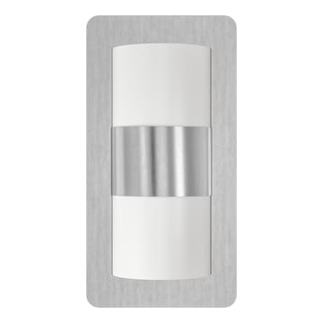 Utvändig vägglampa Cistierna - Rostfritt stål/vit - Trädgård & spabad - Utemiljö - Entré - Entrébelysning
