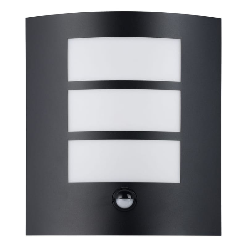 Utvändig vägglampa City med sensor - Svart - Trädgård & spabad - Utemiljö - Entré - Entrébelysning