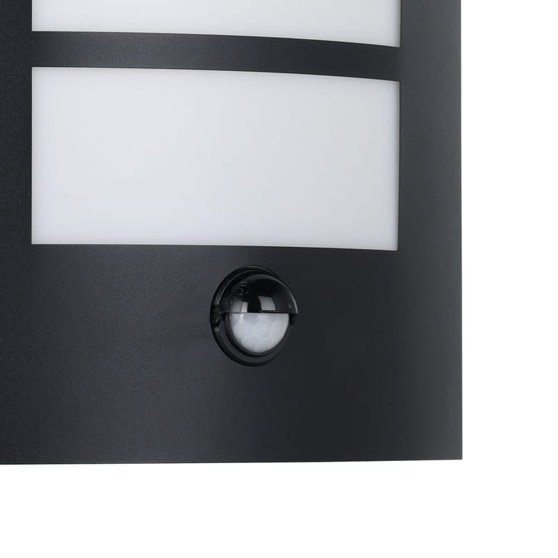 Utvändig vägglampa City med sensor - Svart - Trädgård & spabad - Utemiljö - Entré - Entrébelysning