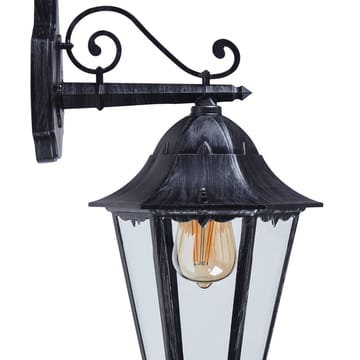 Utvändig vägglampa Navedo Nedåtriktad - Svart/Silverpatina - Trädgård & spabad - Utemiljö - Entré - Entrébelysning