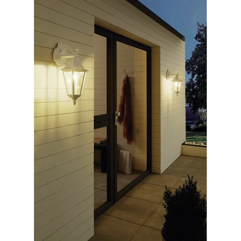 Utvändig vägglampa Navedo Nedåtriktad - Vit - Trädgård & spabad - Utemiljö - Entré - Entrébelysning