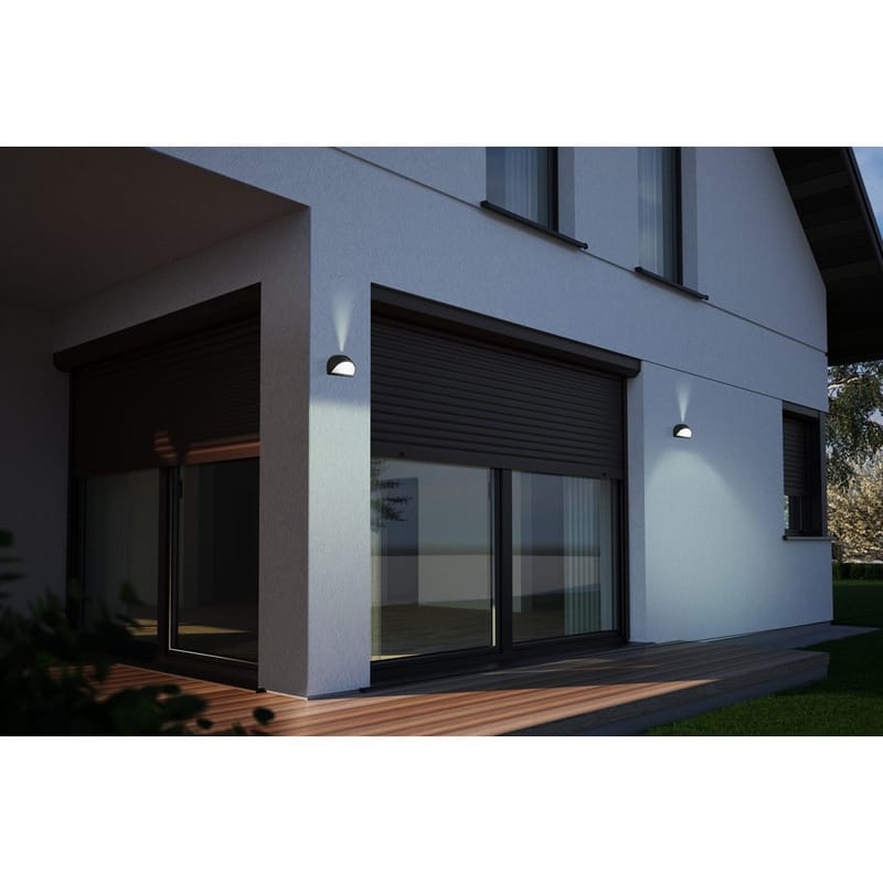 Utvändig vägglampa Onja - Svart - Trädgård & spabad - Utemiljö - Altan & terrass - Altanbelysning