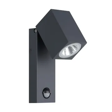 Utvändig vägglampa Sakeda med sensor - Antracit - Trädgård & spabad - Utemiljö - Entré - Entrébelysning