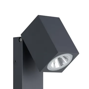 Utvändig vägglampa Sakeda med sensor - Antracit - Trädgård & spabad - Utemiljö - Entré - Entrébelysning