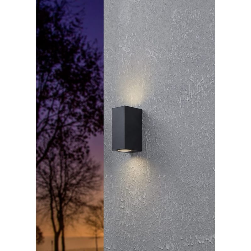 Vägglampa Jabaga med 2 lampor - 15,5 cm - Trädgård & spabad - Utemiljö - Entré - Entrébelysning