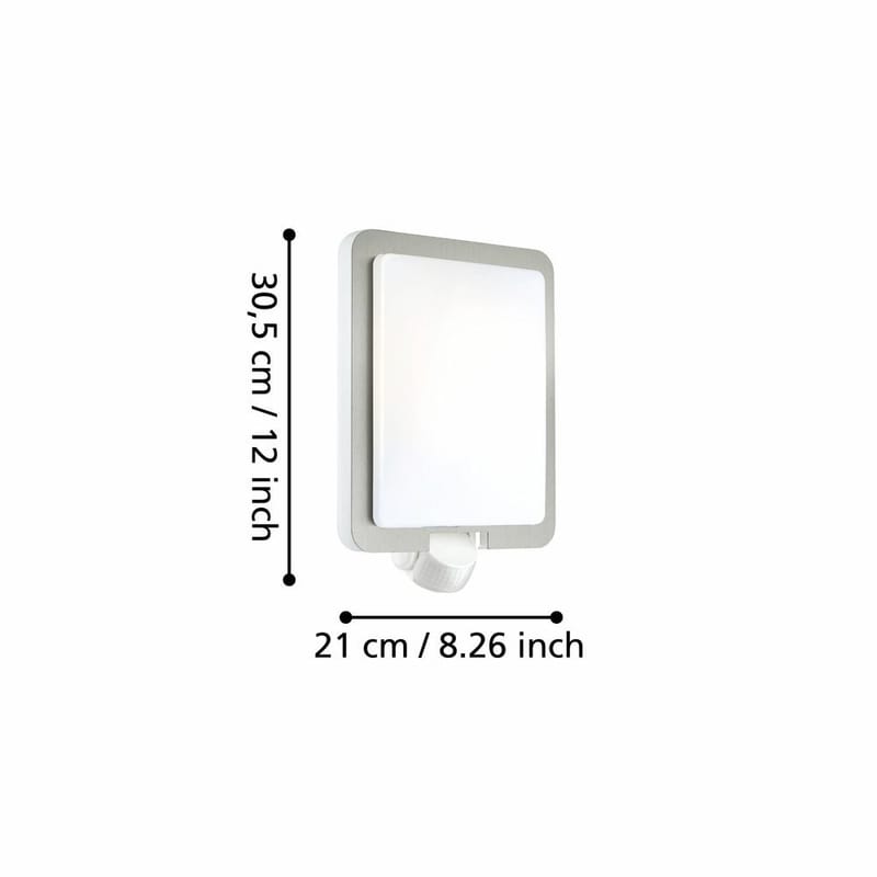 Vägglampa Mussotto - 30,5 cm - Trädgård & spabad - Utemiljö - Entré - Entrébelysning