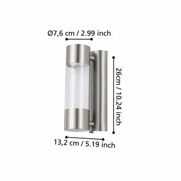 Vägglampa Robledo - 7,5 cm - Trädgård & spabad - Utemiljö - Entré - Entrébelysning